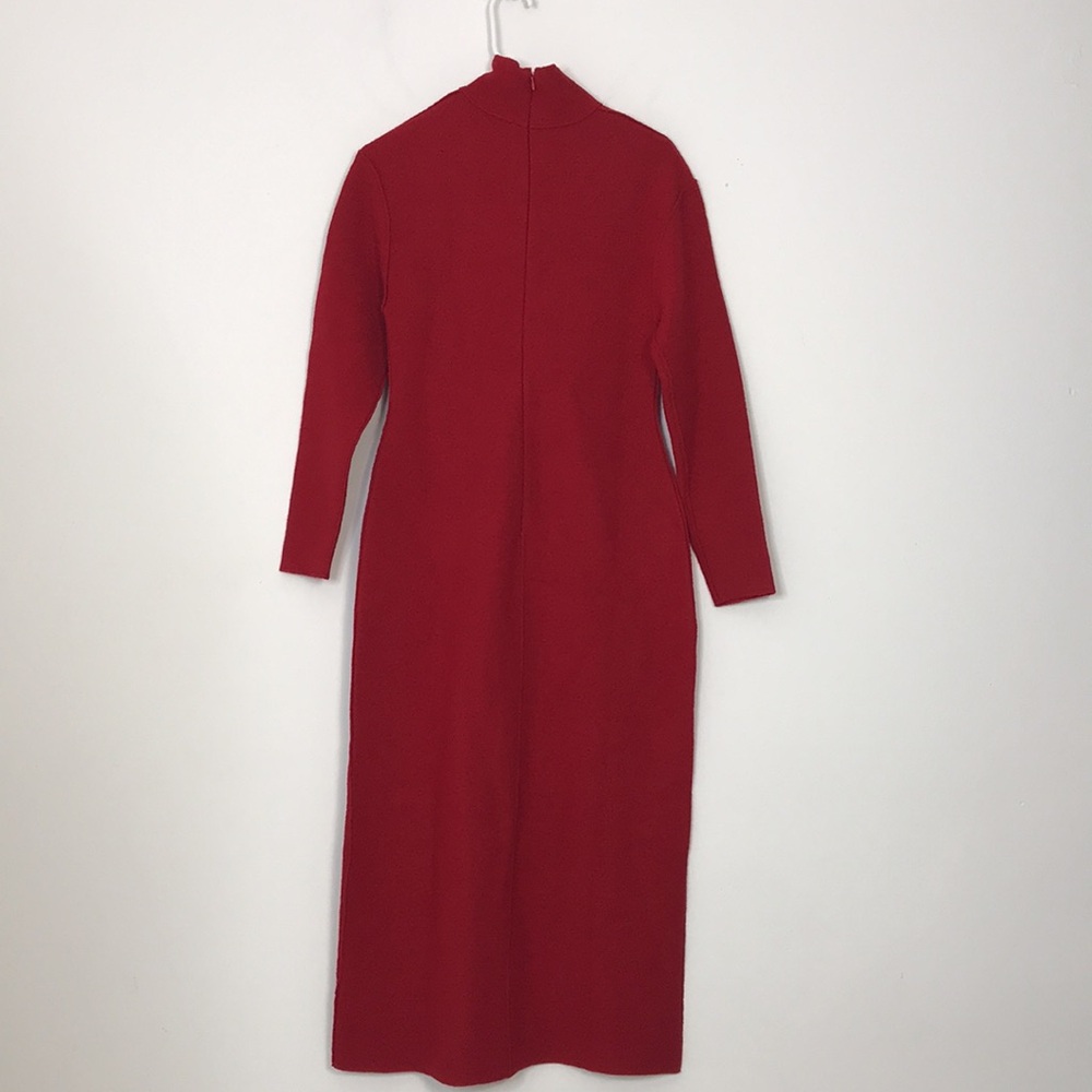 NWT Zara Wool Midi Jumper Dress - Picture 6 of 15